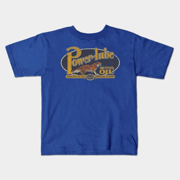 Power-Lube Motor Oil 1930 Kids T-Shirt by JCD666